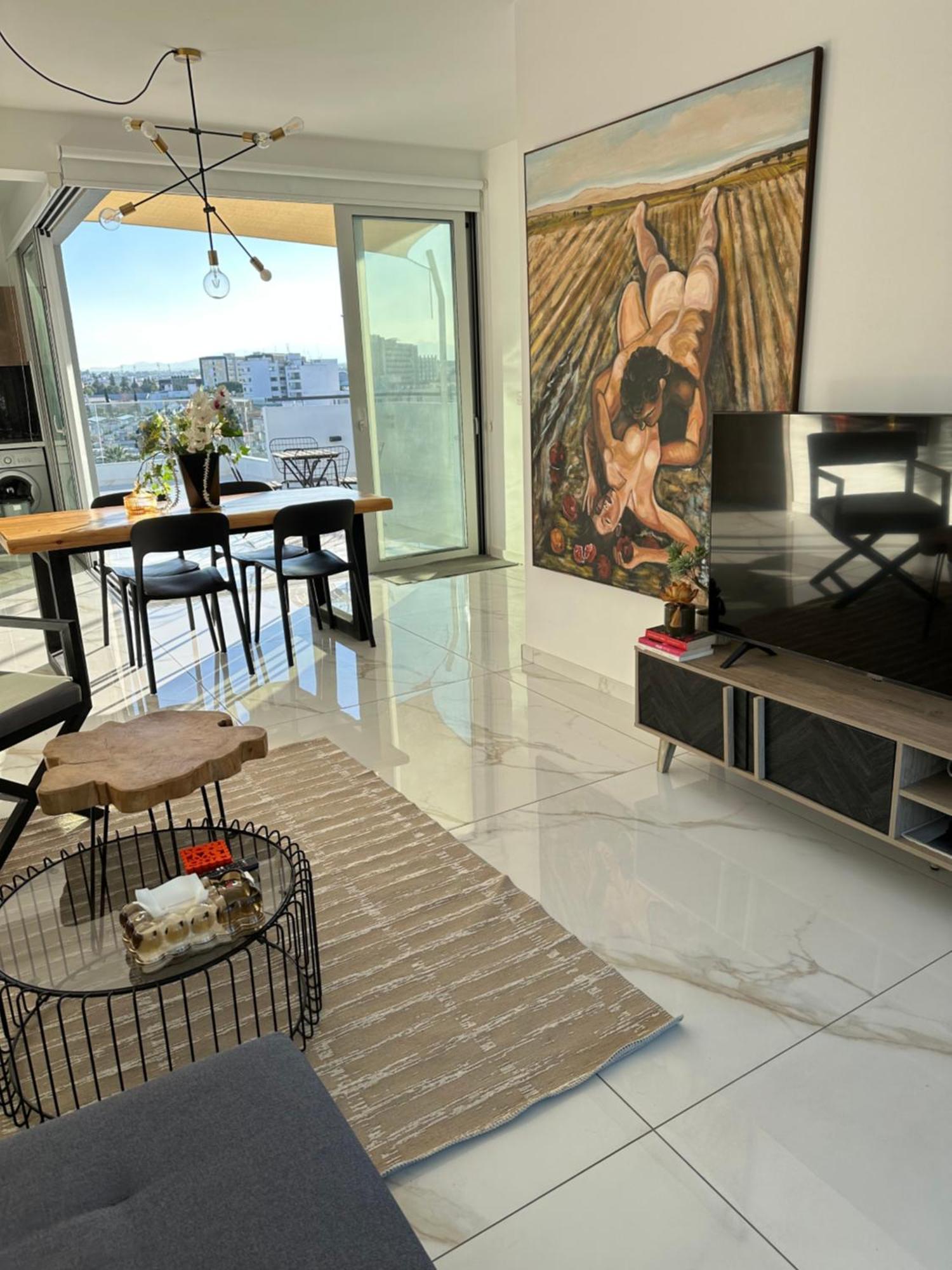 Luxury City Penthouse-Panoramic View! Apartment Nicosia Luaran gambar