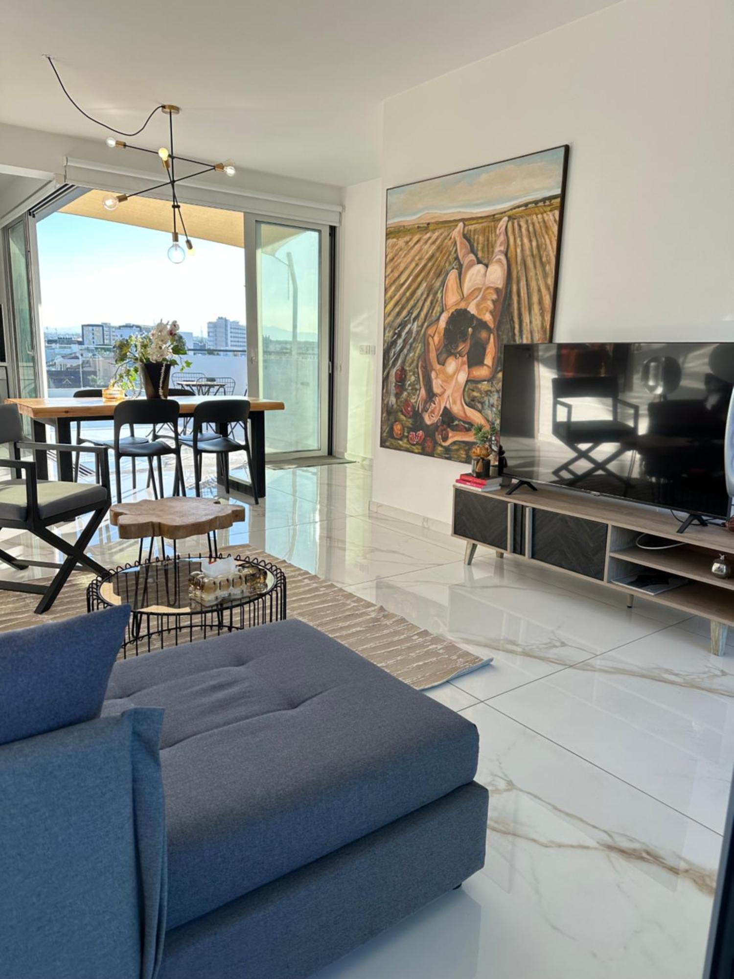 Luxury City Penthouse-Panoramic View! Apartment Nicosia Luaran gambar