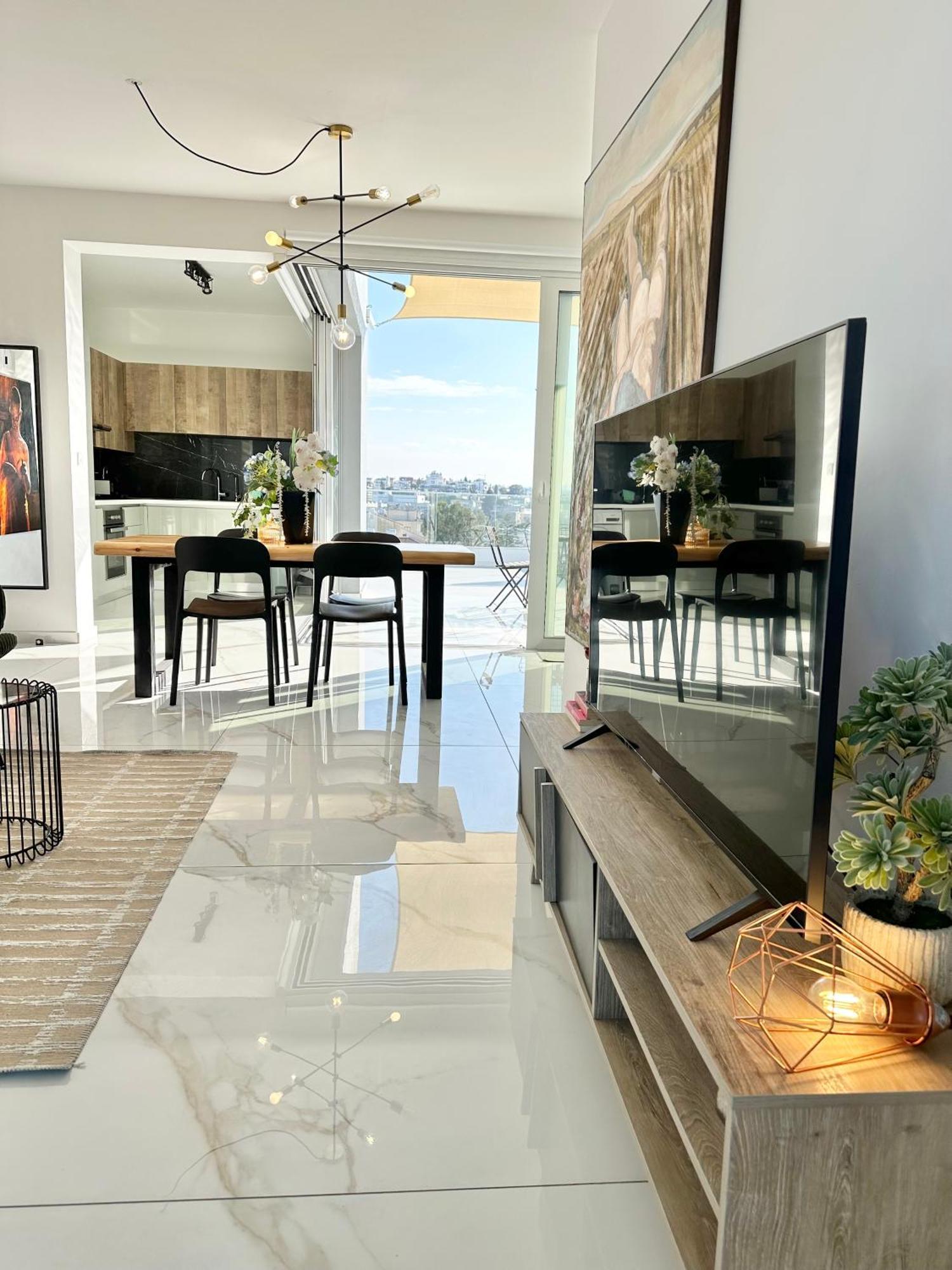Luxury City Penthouse-Panoramic View-Near Unic Nicosia Luaran gambar